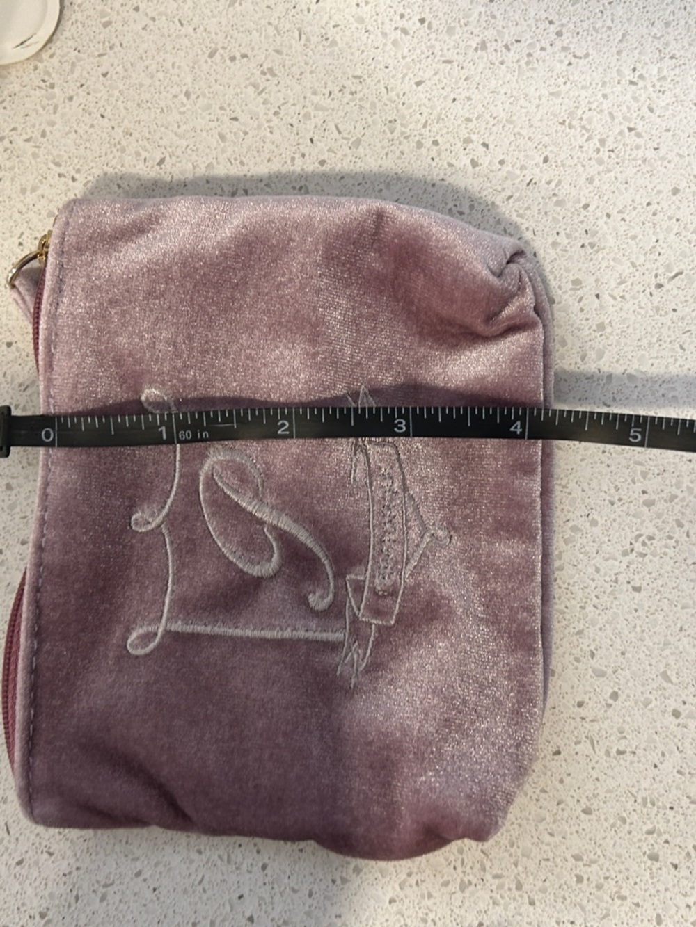 Velvet lavender bag